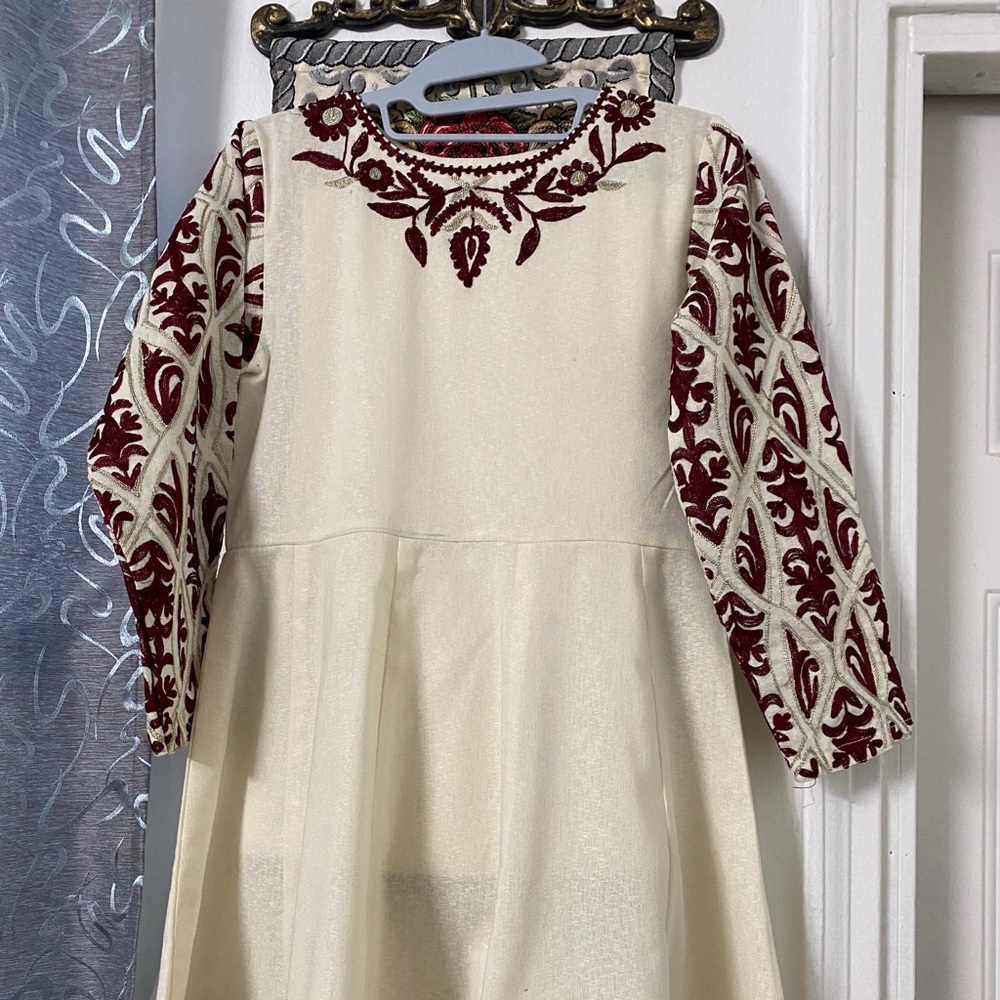 Beautiful embroidery dress on kurandi